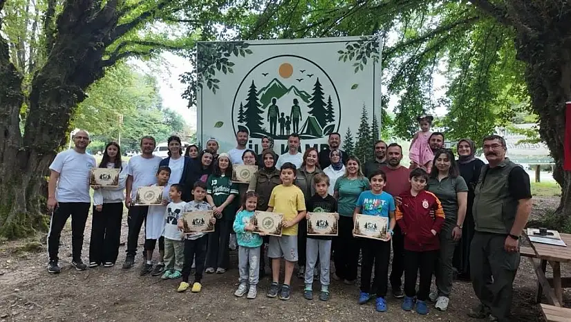Bolulu Elif bebek ilk kampını Bartın'da yaptı