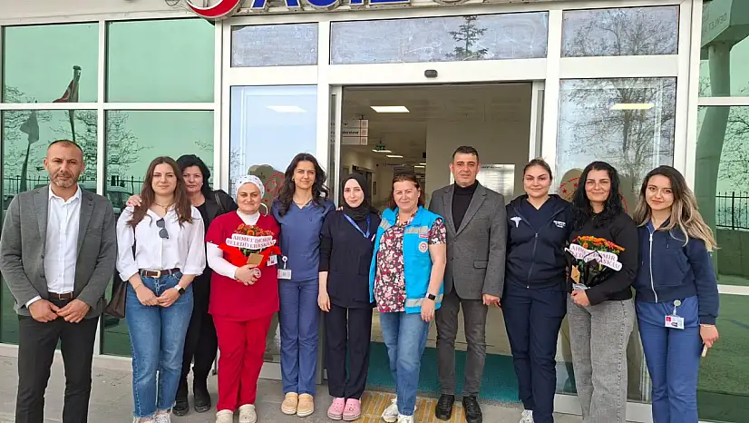 Çatalzeytin Belediyesi'nden Hemşirelere Anlamlı Ziyaret