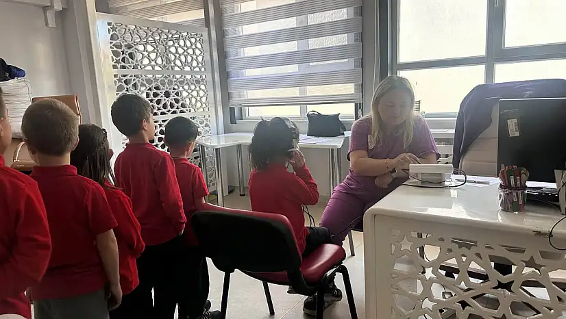 Devrekani'de Öğrencilere İşitme Taraması Yapıldı