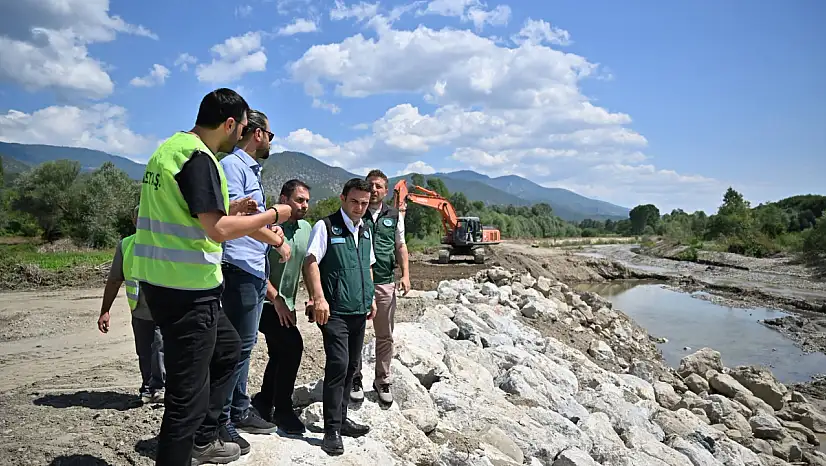 Gökırmak Çayı'nda Islah Çalışmaları Yerinde İncelendi