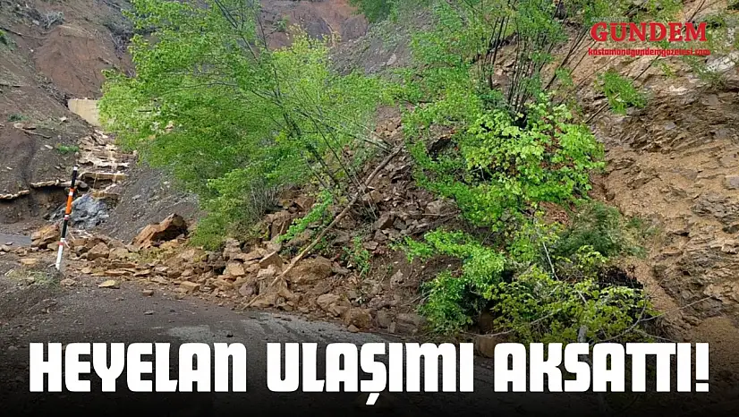 Heyelan Ulaşımı Aksattı: 5 Köyün Yolu Kapandı