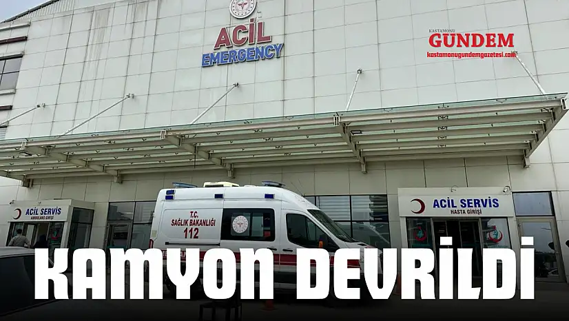 Kamyon Devrildi