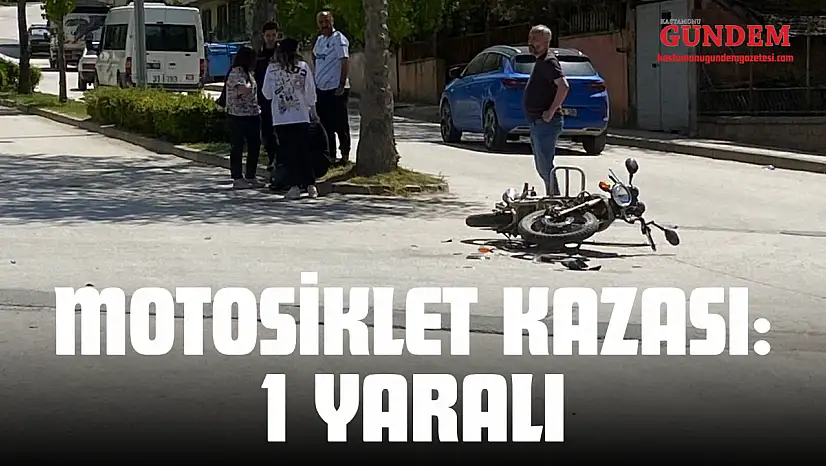 Kastamonu'da Motosiklet Kazası: 1 Yaralı