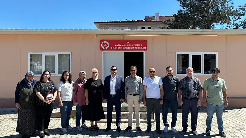 Kaymakam Şahin'den İhsangazi MYO'ya Veda Ziyareti