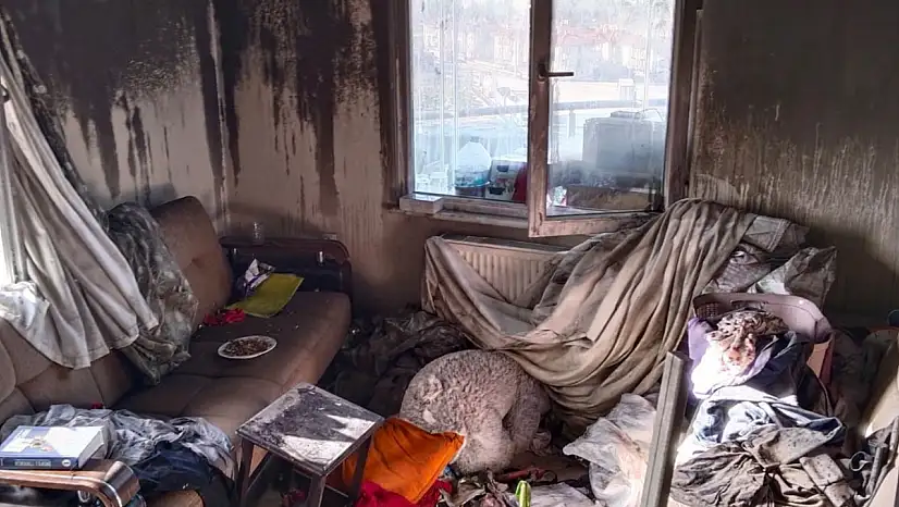 Kuzeykent'te 10 Katlı Apartmanda Çıkan Yangın Korkuttu