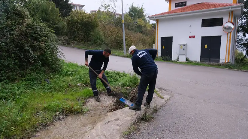 O Belediye Yağış Öncesi Teyakkuza Geçti