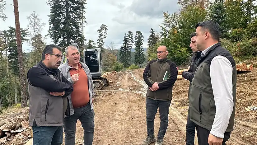 Pınarbaşı Ormanlarında Sonbahar Mesaisi Sürüyor