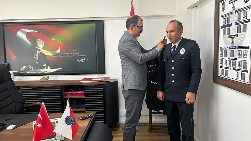 Şenol Demirata'nın Yeni Rütbesi Törenle Takdim Edildi