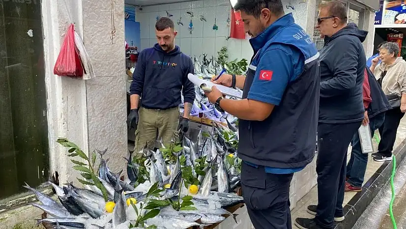 Sinop'ta balık satış yerleri denetlendi