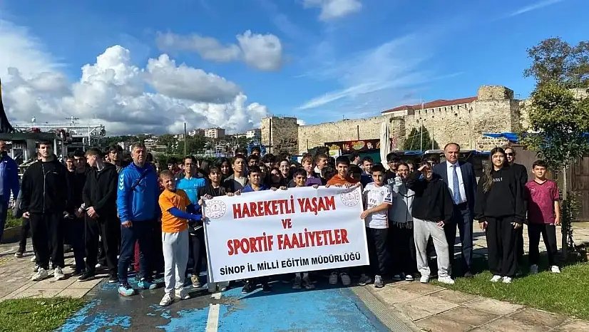 Sinop'ta Dünya Yürüyüş Günü etkinliği