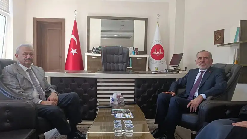 TDV Genel Müdür Yardımcısı Recep Şükrü Balkan'dan Bekir Derin'e Ziyaret