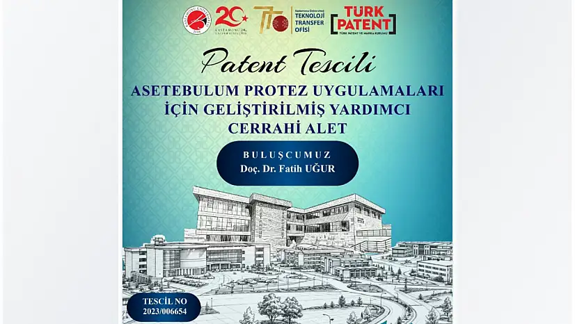 Yeni Cerrahi Alet Tescil Edildi