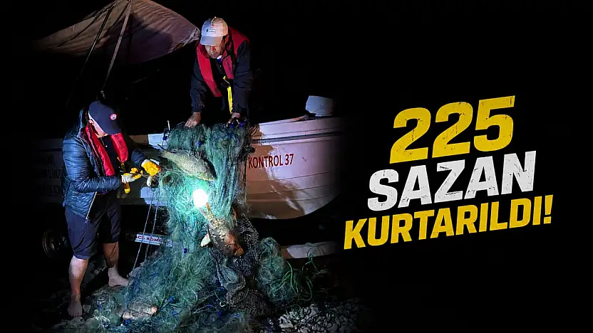 225 Sazan Kurtarıldı!