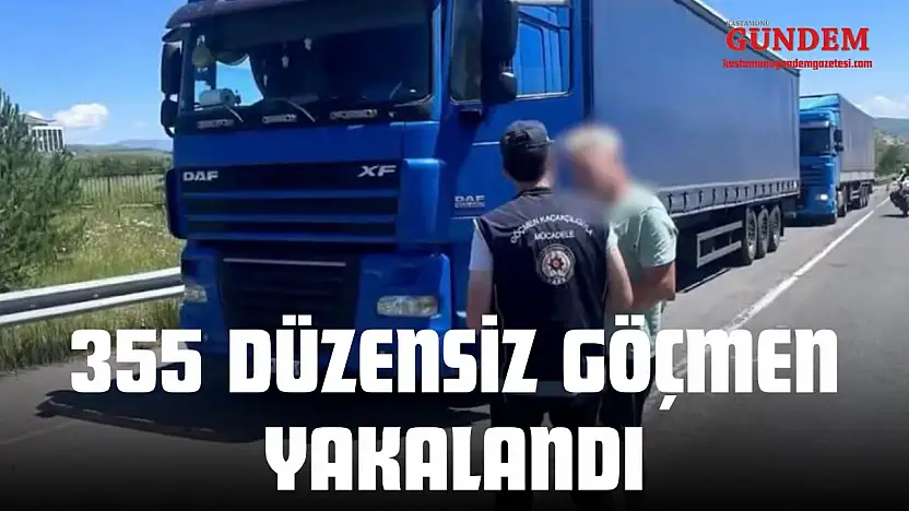 355 Düzensiz Göçmen Yakalandı