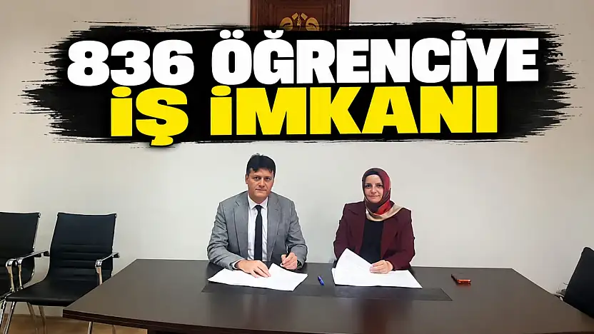 836 Öğrenciye İş İmkanı
