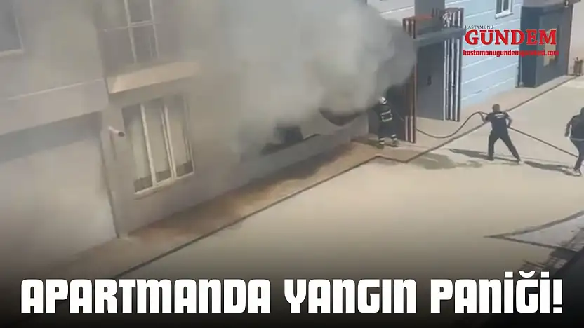 Apartmanda Yangın Paniği!