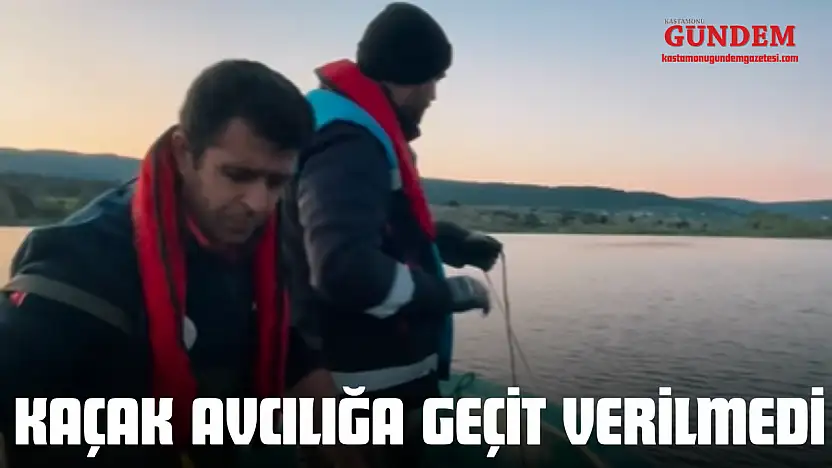 Beyler Barajı'nda Kaçak Avcılığa Geçit Verilmedi