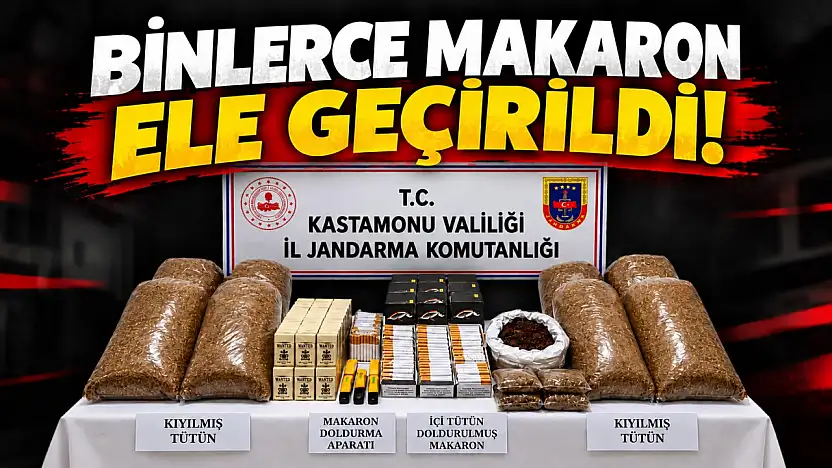 Binlerce Makaron Ele Geçirildi!