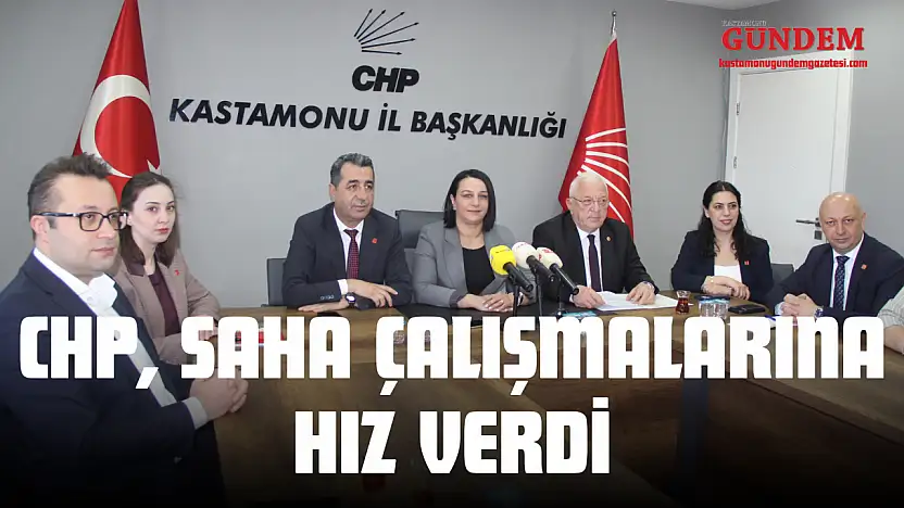 CHP, Saha Çalışmalarına Hız Verdi