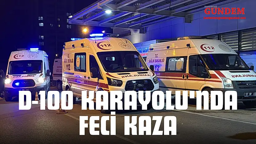 D-100 Karayolu'nda Feci Kaza: 5 Yaralı