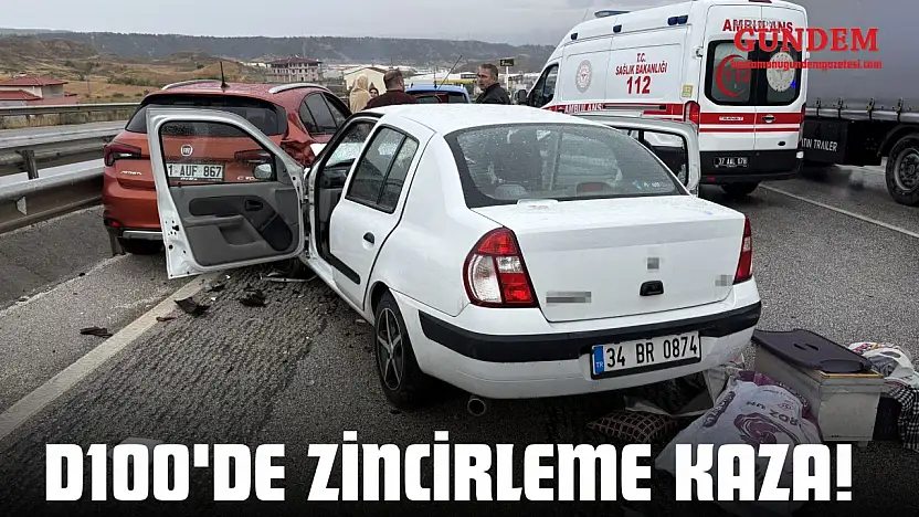 D100'de Zincirleme Kaza! Çok Sayıda Yaralı Var