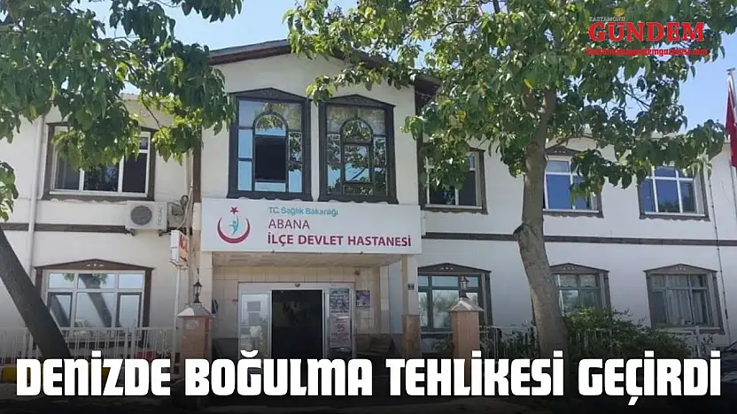Denizde Boğulma Tehlikesi Geçirdi