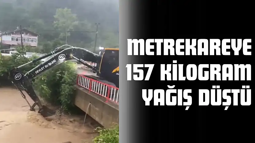 Doğanyurt'ta Metrekareye 157 Kilogram Yağış Düştü
