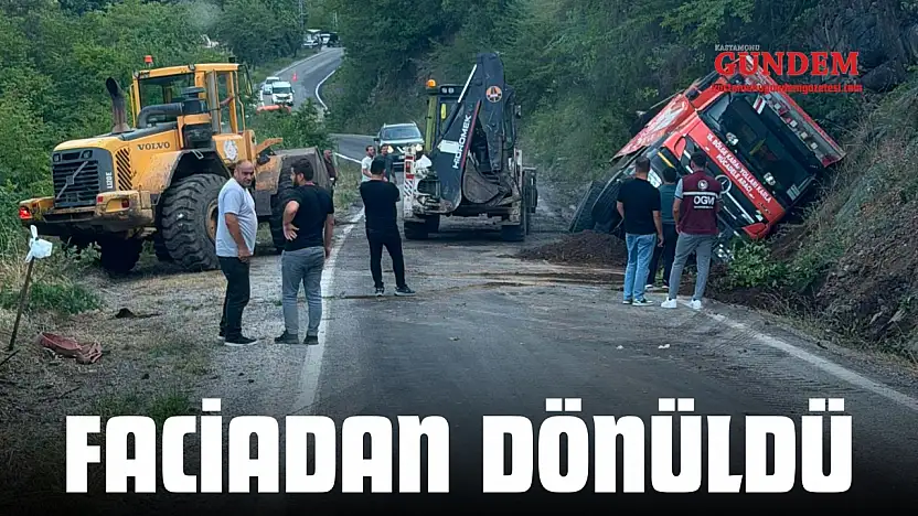 Doğanyurt Yolunda Faciadan Dönüldü