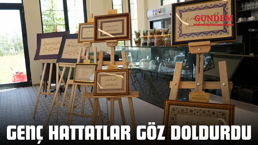 Genç Hattatlar Göz Doldurdu