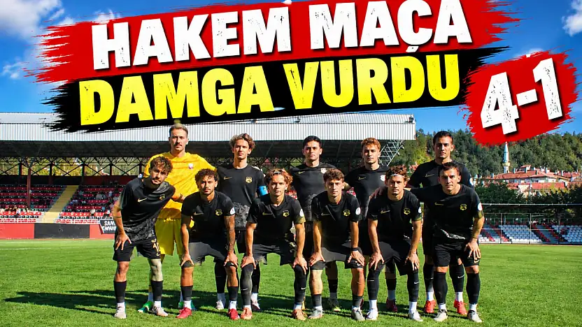 Hakem Maça Damga Vurdu: 4-1