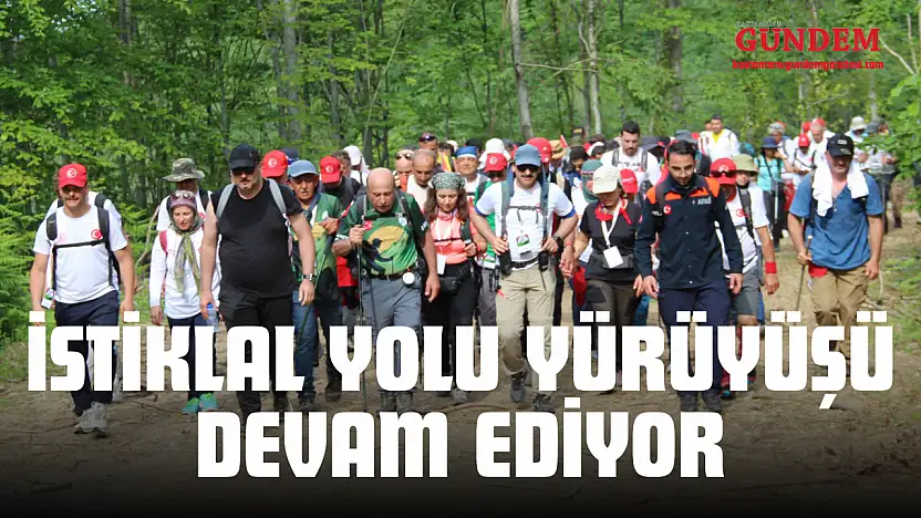 İstiklal Yolu Yürüyüşü İkinci Gününde Devam Ediyor
