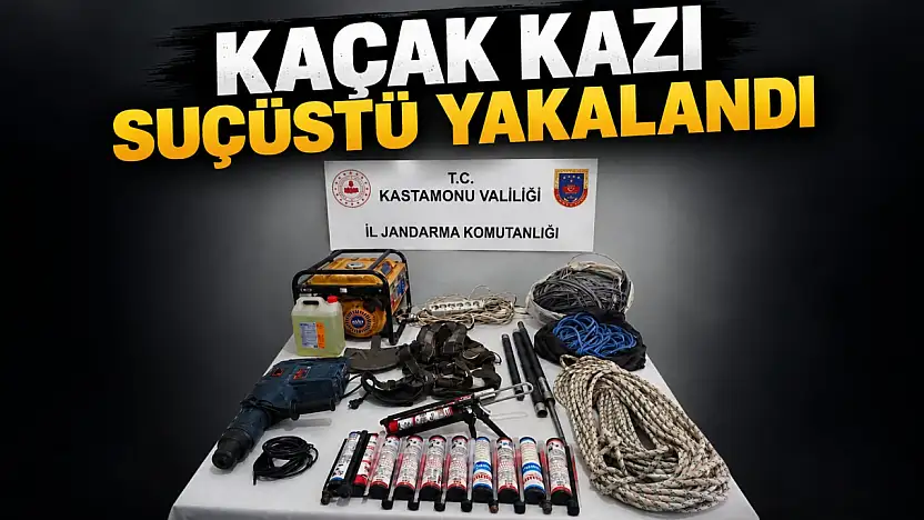 Kaçak Kazı Suçüstü Yakalandı