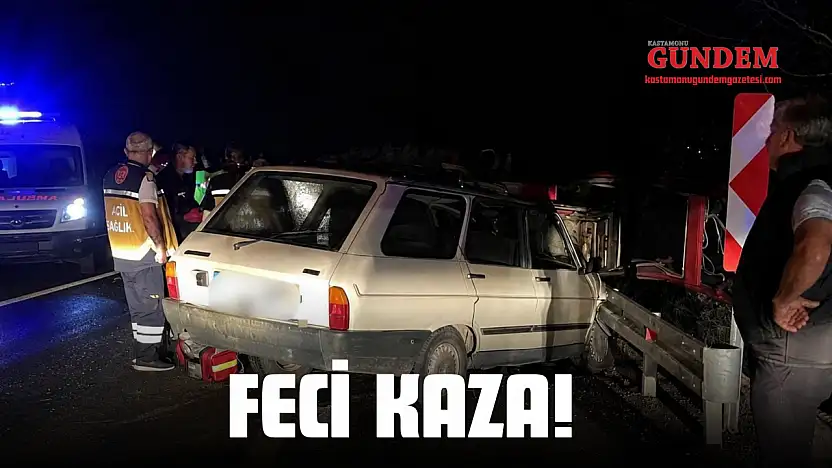 Kastamonu'da Feci Kaza!