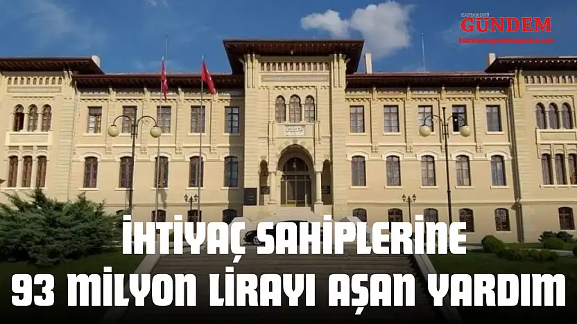 Kastamonu'da İhtiyaç Sahiplerine 93 Milyon Lirayı Aşan Yardım