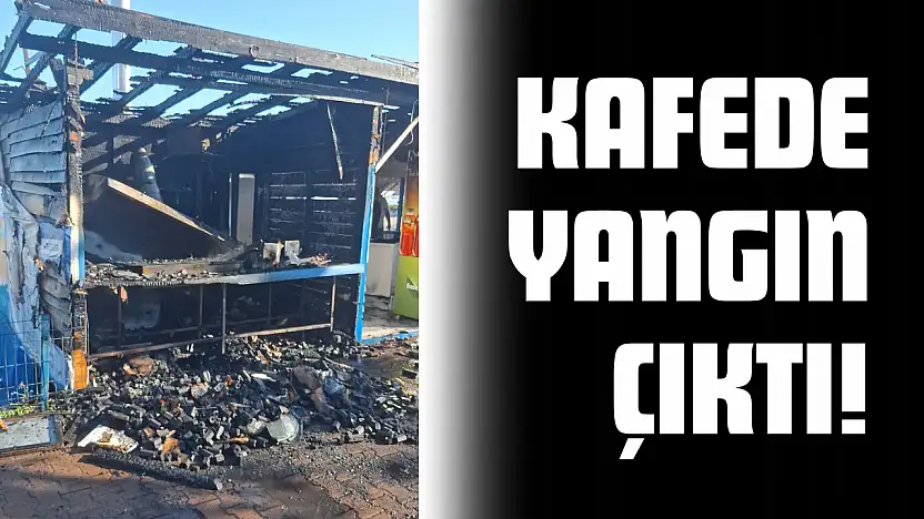 Kastamonu'da Kafede Yangın Çıktı!
