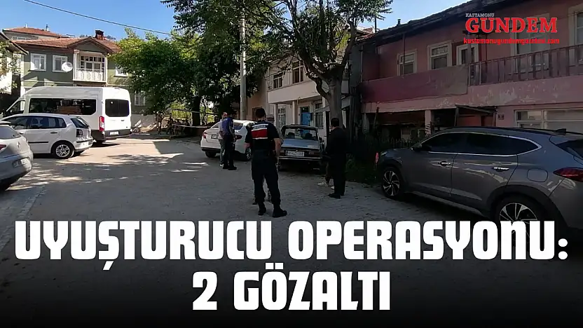 Kastamonu'da Uyuşturucu Operasyonu: 2 Gözaltı
