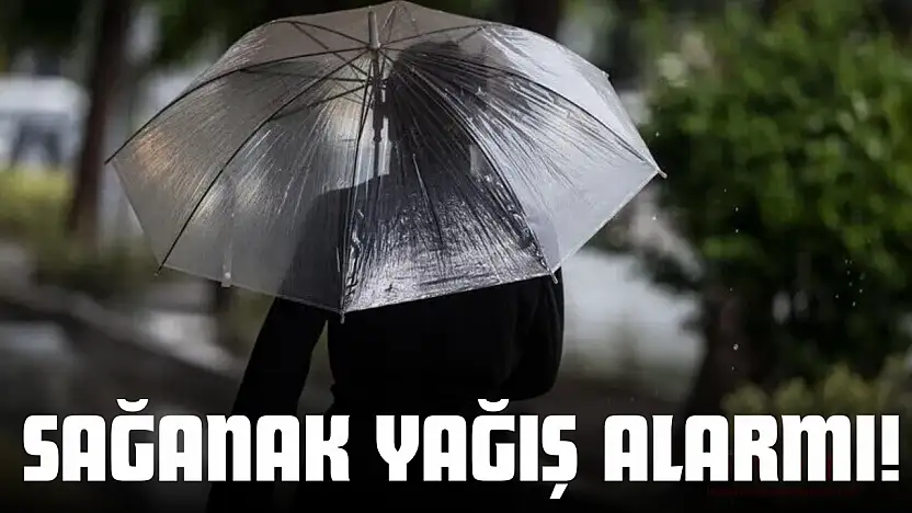 Kastamonu'ya Sağanak Yağış Alarmı!