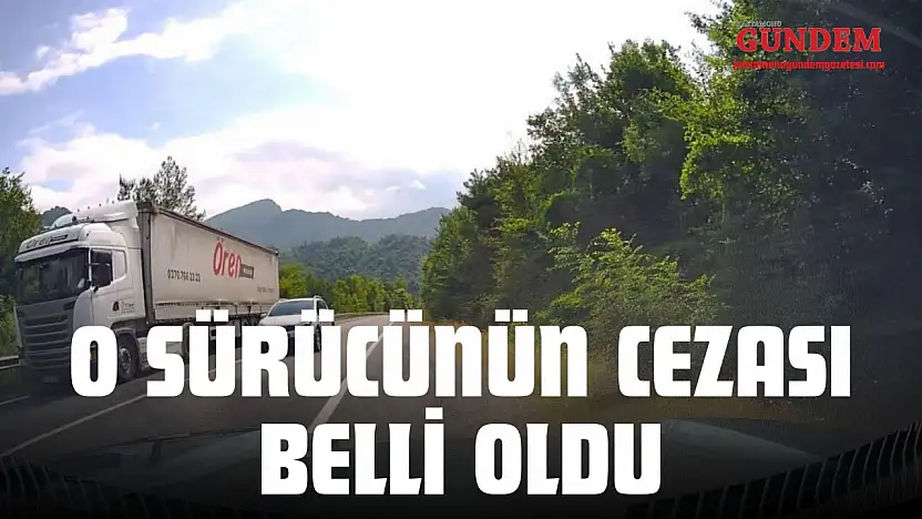 O Sürücünün Cezası Belli Oldu