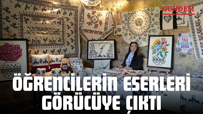 Öğrencilerin Eserleri Görücüye Çıktı