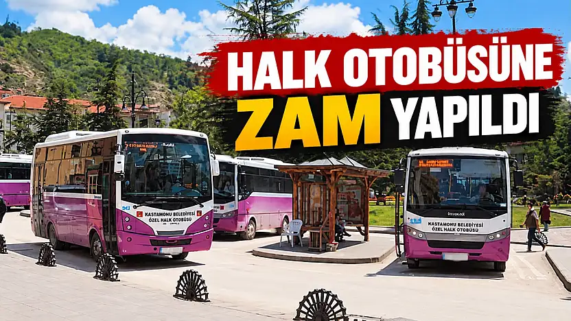 Özel Halk Otobüsü Ücretlerine Zam