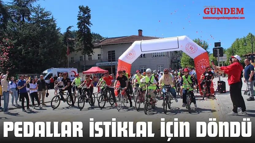 Pedallar İstiklal İçin Döndü