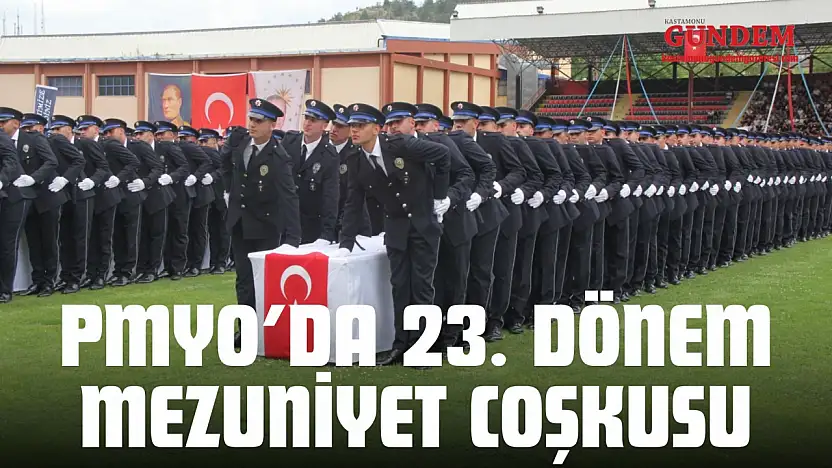PMYO'da 23. Dönem Mezuniyet Coşkusu
