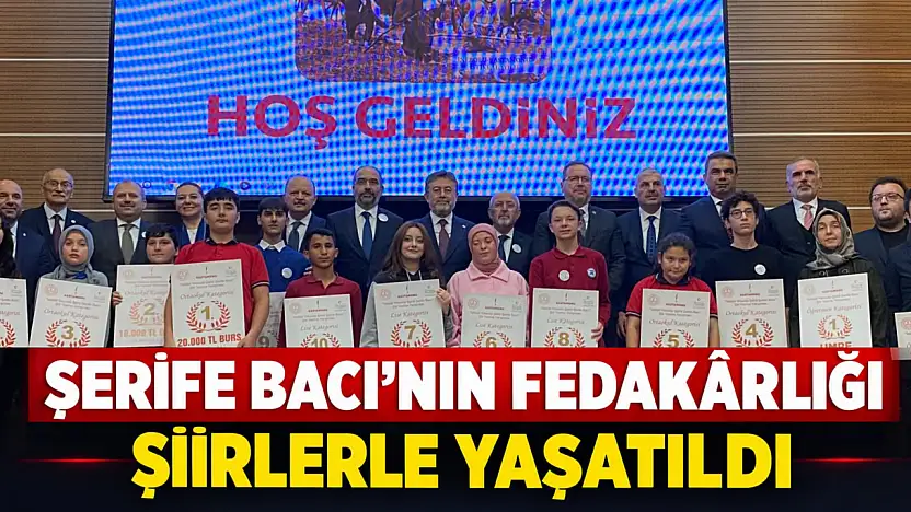 Şerife Bacı'nın Fedakârlığı Şiirlerle Yaşatıldı