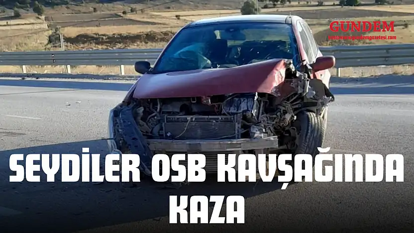 Seydiler OSB Kavşağında Kaza