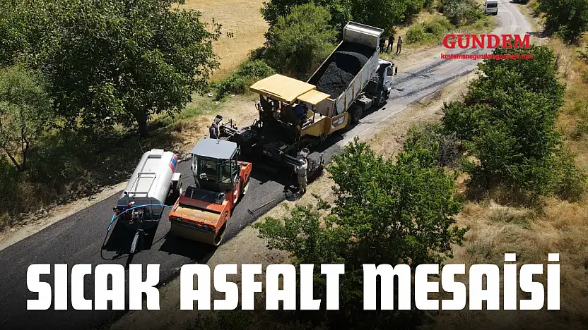 Sıcak Asfalt Mesaisi