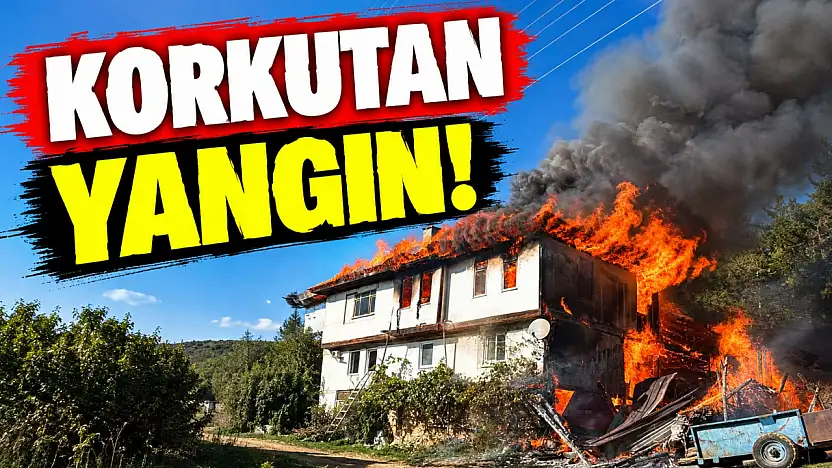 Taşköprü'de Korkutan Yangın!