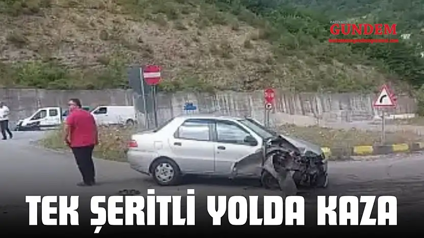 Tek Şeritli Yolda Kaza