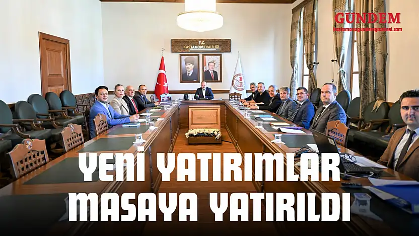 Yeni Yatırımlar Masaya Yatırıldı