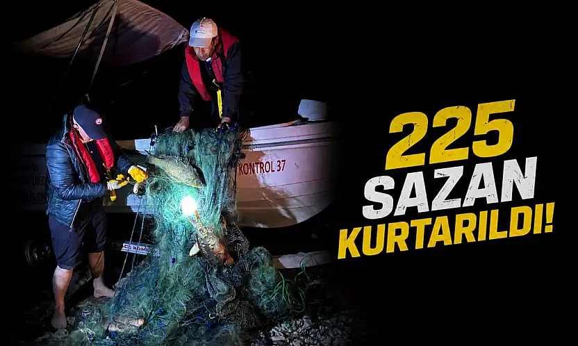 225 Sazan Kurtarıldı!