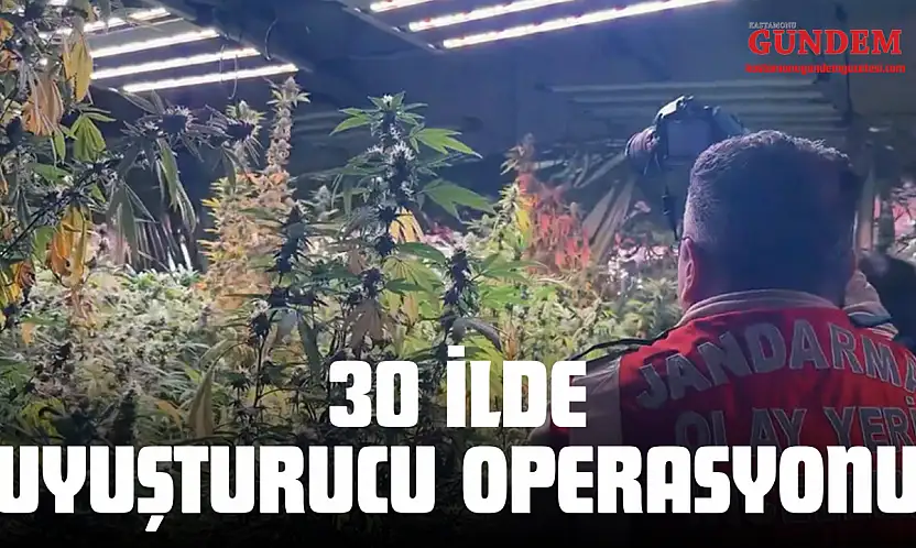 30 İlde Uyuşturucu Operasyonu: 518 Kilogram Uyuşturucu Ele Geçirildi